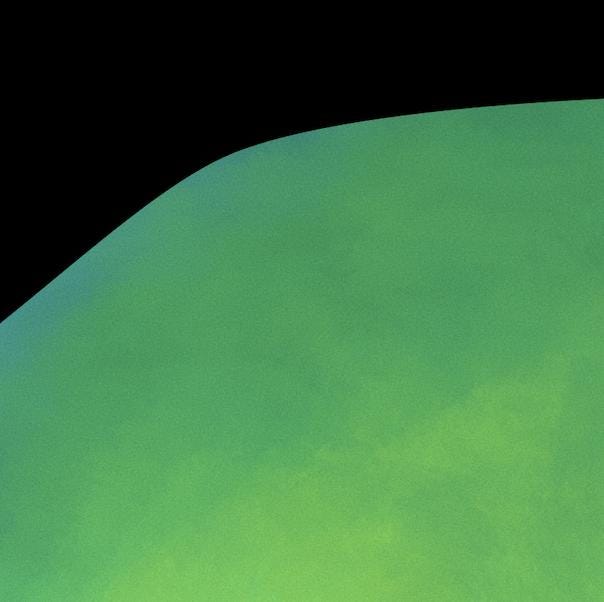 Duo Blot Green - iPhone Wallpaper