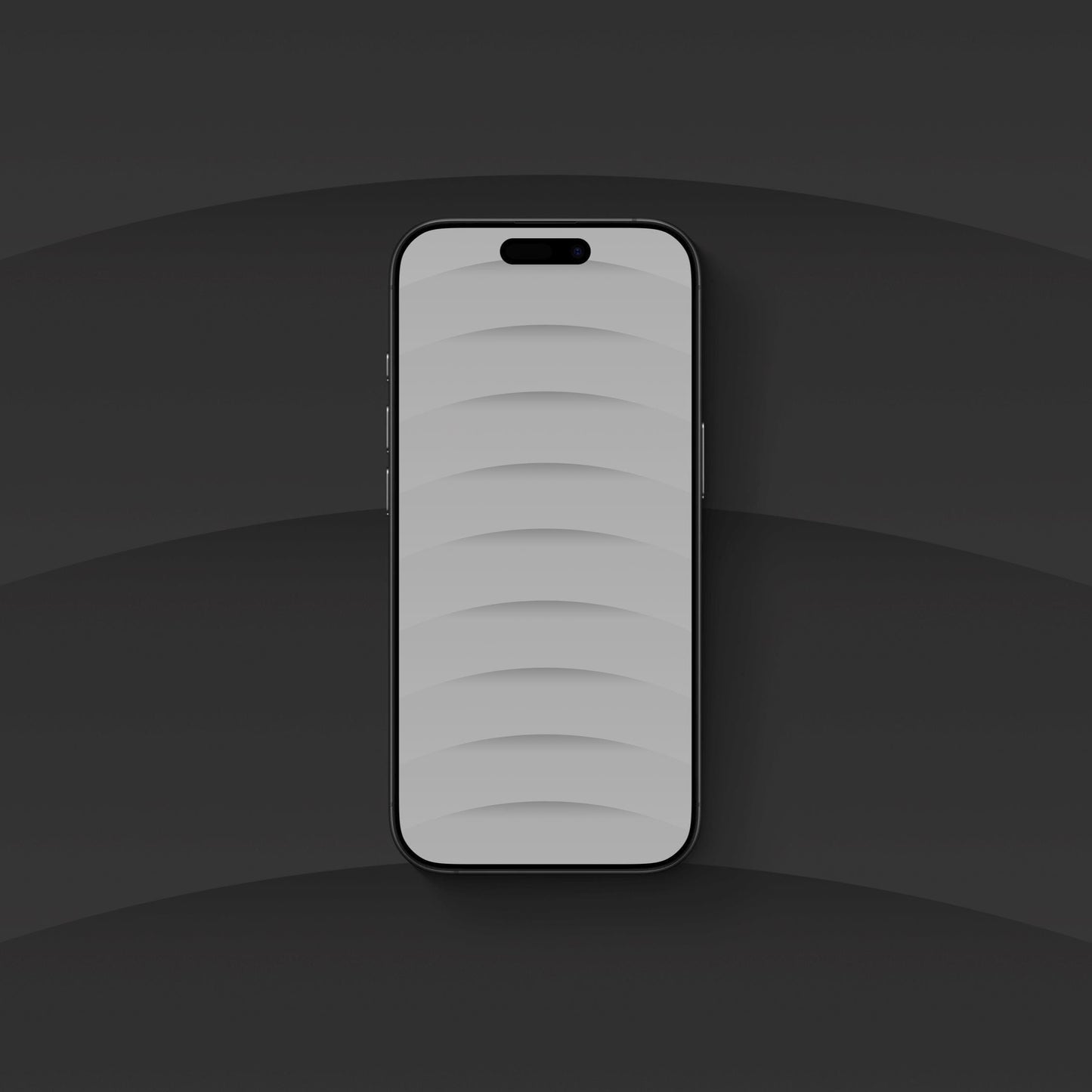 Glass Ripple Silver - iPhone Wallpaper