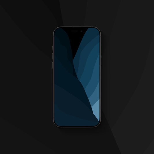 Coral Blue - iPhone Wallpaper