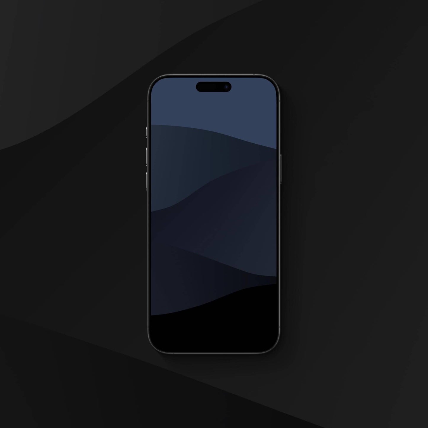 Nighttime Hills blue - iPhone Wallpaper