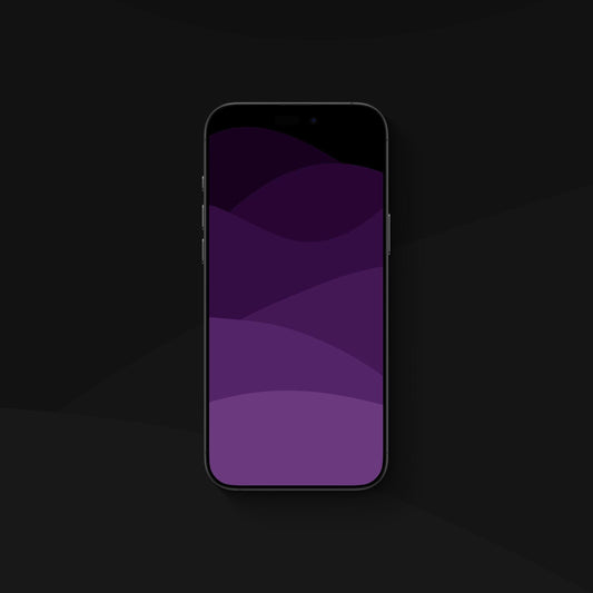 Valley Purple - iPhone Wallpaper