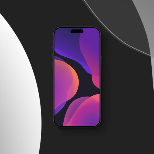 Lava Lamp Purple - iPhone Wallpaper