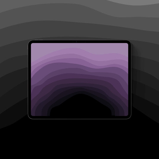 Ocean Depths Lilac - iPad Wallpaper