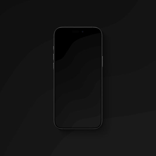 Waves Black - iPhone Wallpaper