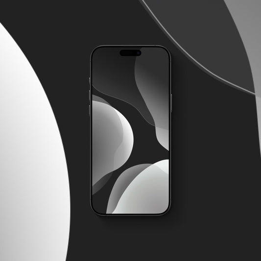 Lava Lamp Black - iPhone Wallpaper