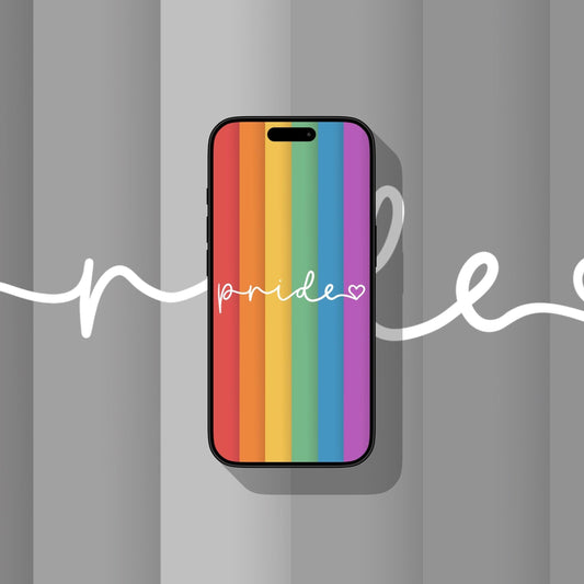Pride Rainbow V2 (Light) - iPhone Wallpaper