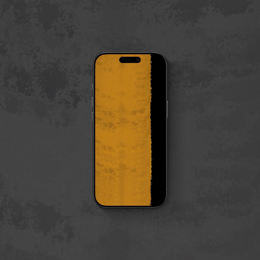 Paint Stroke Yellow - iPhone Wallpaper