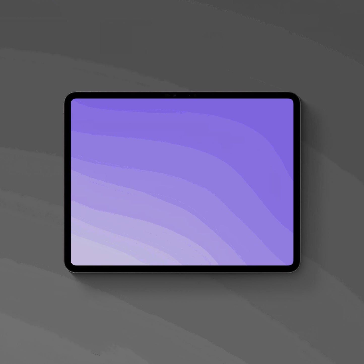 Pastel Ripples Lilac - iPad Wallpaper