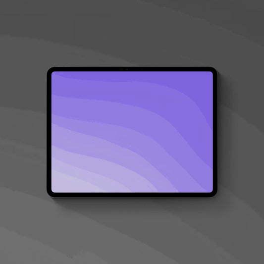 Pastel Ripples Lilac - iPad Wallpaper