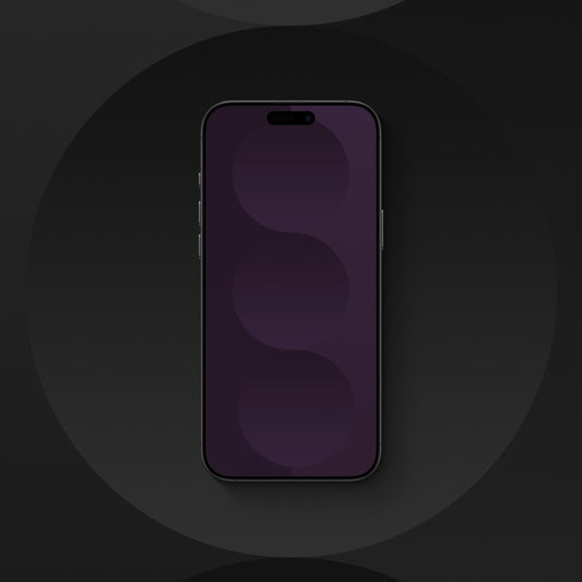 Spheres Plum - iPhone Wallpaper
