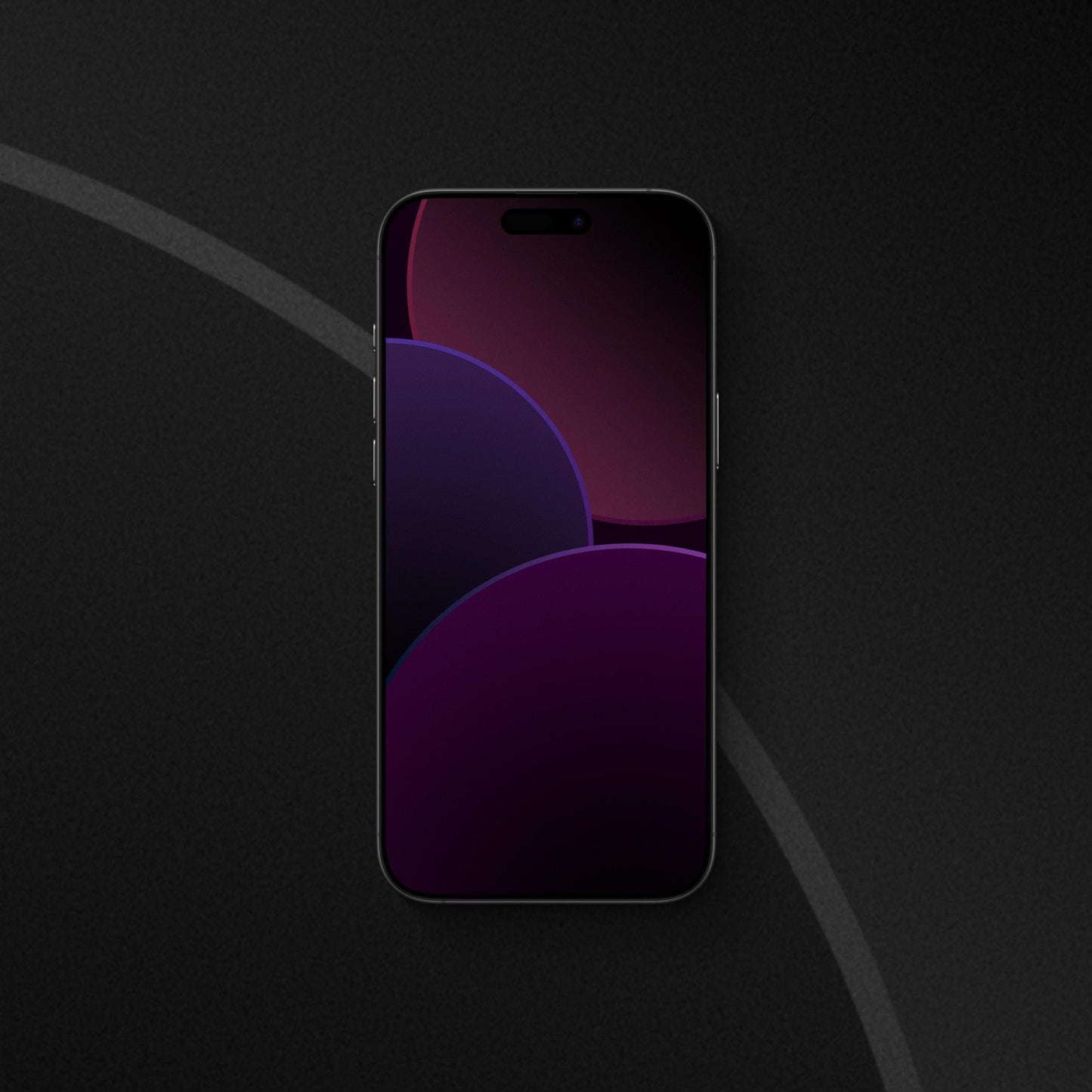 Bubbles Magenta - iPhone Wallpaper