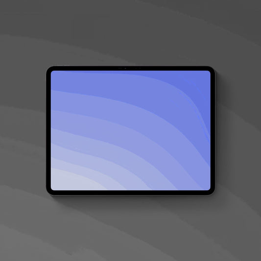 Pastel Ripples Blue - iPad Wallpaper
