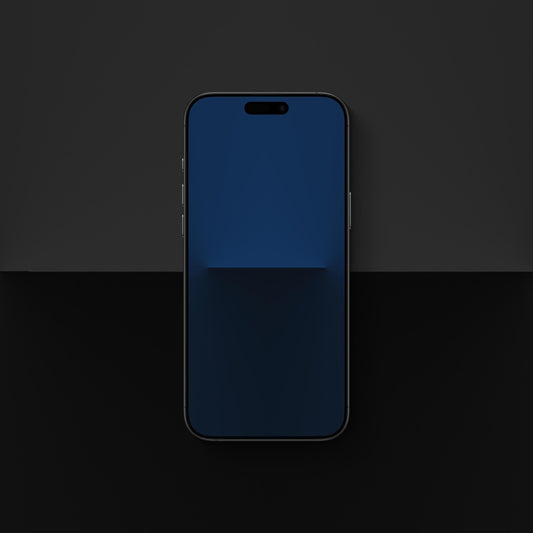 Fold Blue - iPhone Wallpaper