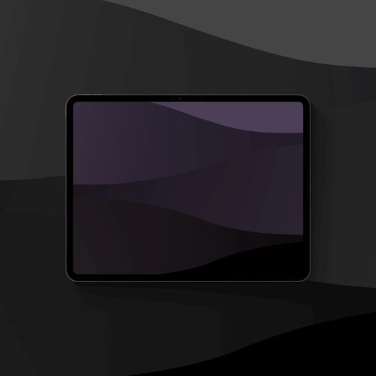 Nighttime Hills Purple - iPad Wallpaper