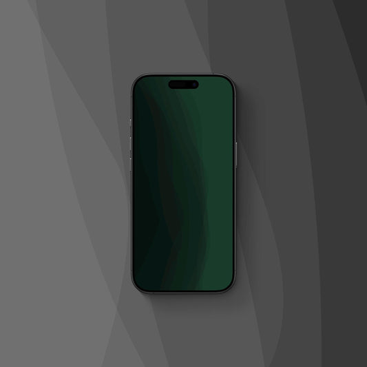 Sheer Forest Green - iPhone Wallpaper