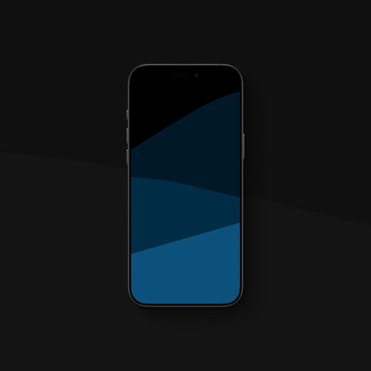 Angles Blue - iPhone Wallpaper