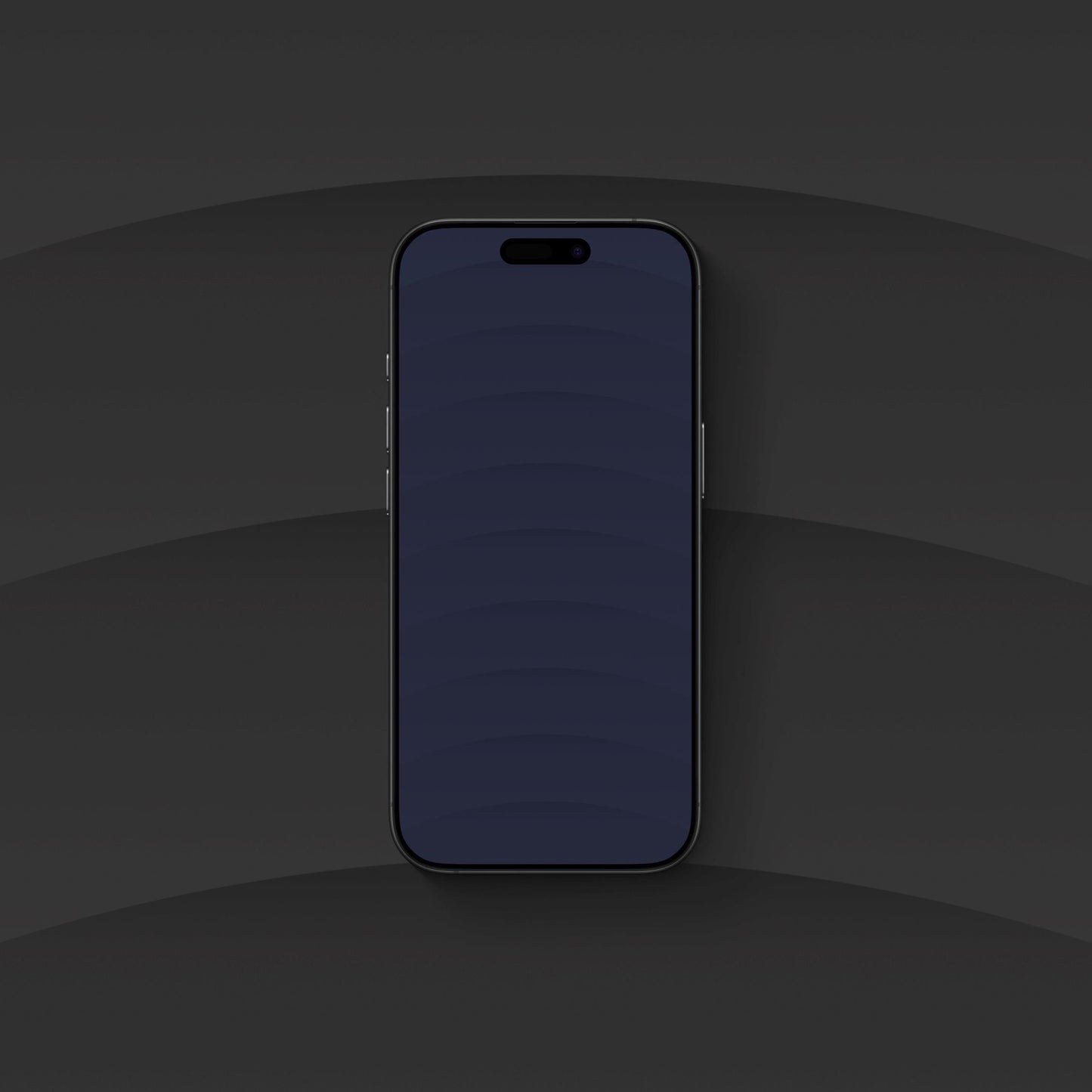 Glass Ripple Deep Blue - iPhone Wallpaper