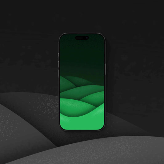 Grainy Valley Moss - iPhone Wallpaper