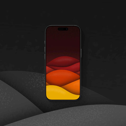 Grainy Valley Crimson - iPhone Wallpaper