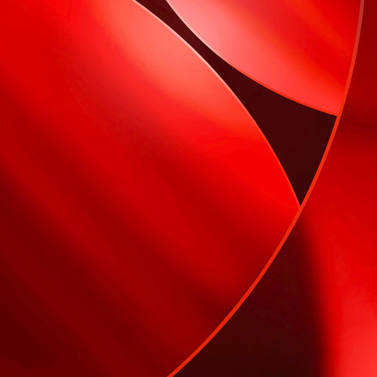 Circle Rays Red - iPhone Wallpaper