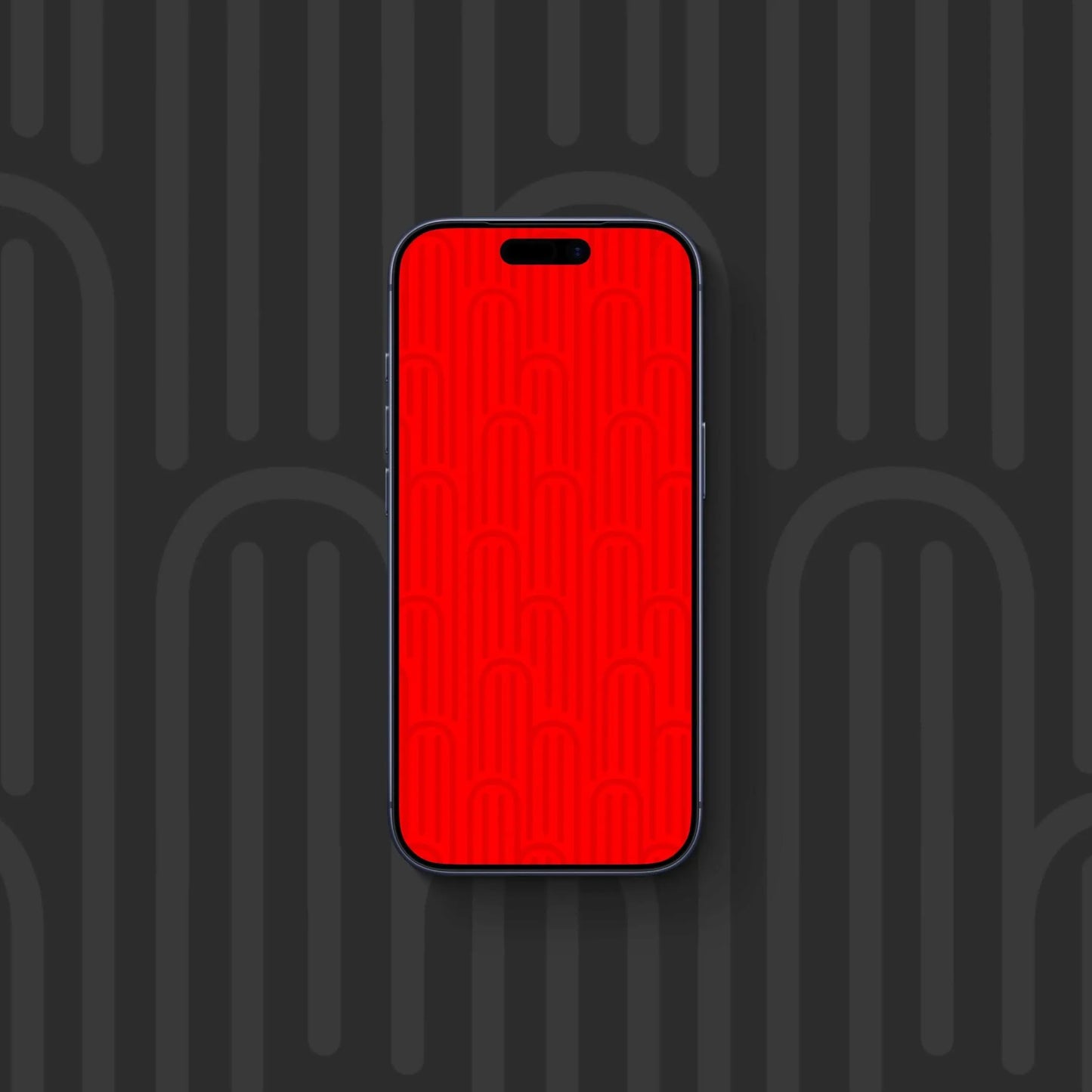 Arch Lines Red - iPhone Wallpaper