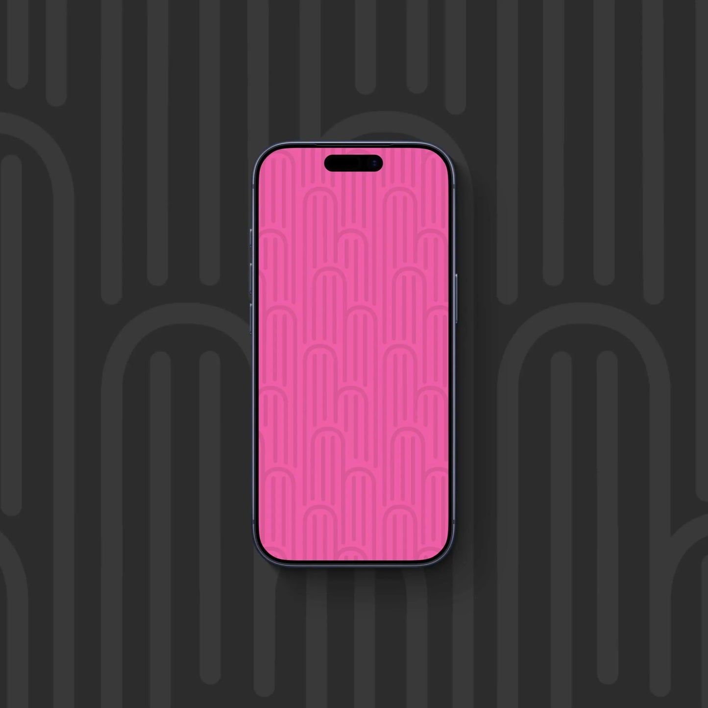 Arch Lines Pink - iPhone Wallpaper