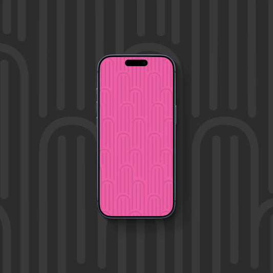 Arch Lines Pink - iPhone Wallpaper